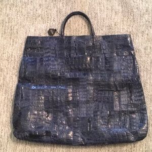 NWT real alligator tote
